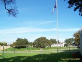 Vue panoramique du Grassy Knoll et de la pergola Nord